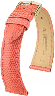 Оранжева кожена каишка Hirsch London M 04266122-1 (гущерска кожа) Hirsch Selection