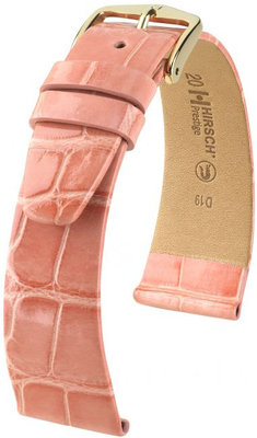 Светлооранжева кожена каишка Hirsch Prestige M 02307123-1 (алигаторска кожа) Hirsch Selection