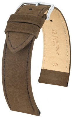 Тъмнокафява кожена каишка Hirsch Osiris M 03433110-2 (Teletina)