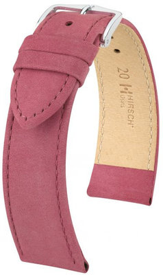 Бургундска кожена каишка Hirsch Osiris L 03433060-2 (Teletina)