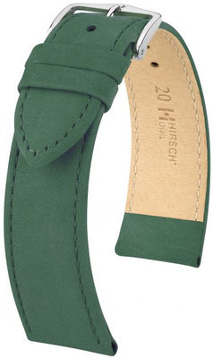 Зелена кожена каишка Hirsch Osiris M 03433140-2 (Teletina)