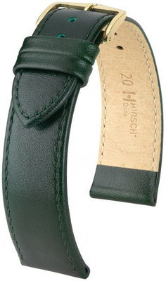 Зелена кожена каишка Hirsch Osiris M 03475140-1 (Teletina)