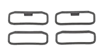 Силиконова халка Garmin (за QuickFit 22, Instinct, Instinct 2 и др.), black, 2ks