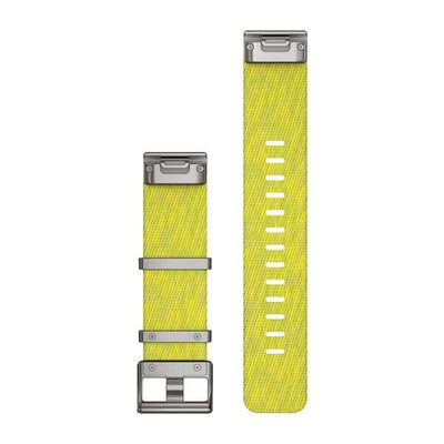 Найлонова каишка Garmin 22mm (за Garmin Fenix 8/7/6 (47mm), Epix 2 и др.), жълт, QuickFit, 010-12738-23