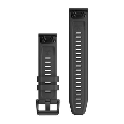 Силиконова каишка Garmin 22mm (за Garmin Fenix 8/7/6 (47mm), Epix 2 и др.), сив V1, QuickFit, 010-12863-22