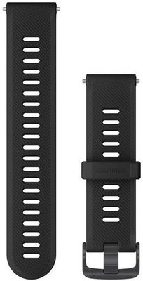 Каишка Garmin Forerunner 745, силиконова, черна, черна катарама