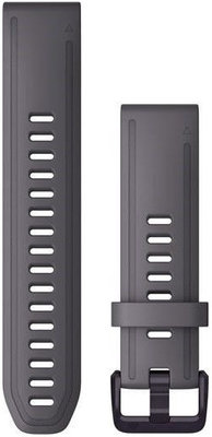 Силиконова каишка Garmin 20mm, Shale Grey, Quick Fit, 010-13011-00