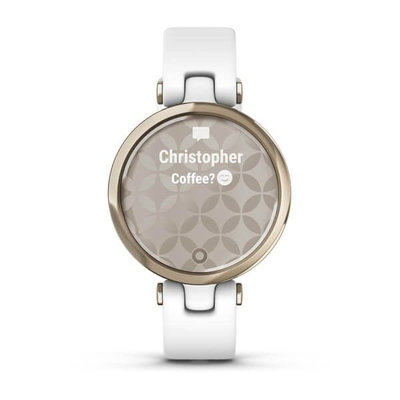 Garmin Lily Sport Cream Gold / White, Silicone Band