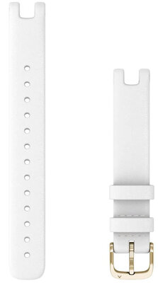 Кожена каишка Garmin 14mm (pro Lily), бял V1