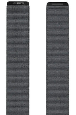 Каишка Garmin UltraFit 26 мм, найлон, сива (Fenix 7X/6X/5X, Tactix и др.)