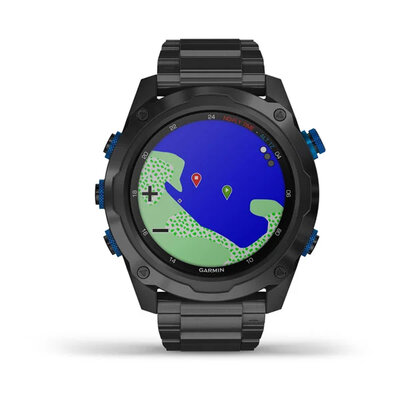 Garmin Descent Mk2i Sapphire Titanium, Titanium band, T1 Bundle