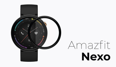 Протективно 3D стъкло Mosh Tempered Glass Protector 0.3mm за Amazfit Nexo