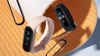 Протективно 3D стъкло Mosh Tempered Glass Protector 0.5mm за Amazfit Band 5 (2 бр)