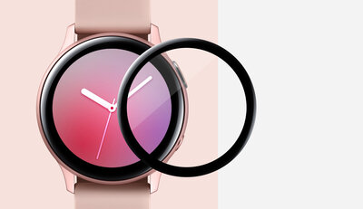 Протективно 3D стъкло Mosh Tempered Glass Protector 0.5mm за Samsung Galaxy Watch Active2 44mm