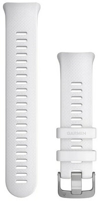 Каишка Garmin Swim 2, силиконова, бяла, сива катарама
