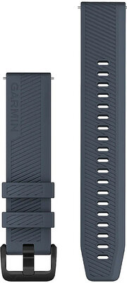 Силиконова каишка Garmin 20mm (за Venu, Venu Sq, Venu 2 plus и др.), син V1, Quick Release, 010-13076-01