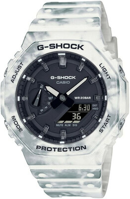 Casio G-Shock Original GAE-2100GC-7AER Grunge Snow Camo Series Carbon Core Guard (+ резервни лунички и каишка) (CasiOak)