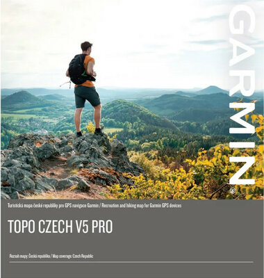 Ваучер TOPO Garmin Czech V5 PRO (топографски карти)