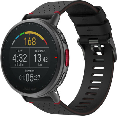 Polar Vantage V2 Shift HR M/L черен и червен