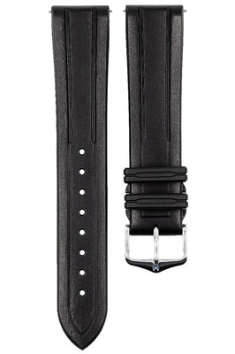 Каучукова каишка Hirsch Hevea L 40458850-2, черен, натурален каучук, дължина L, Quick Release