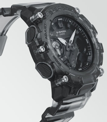 Casio G-Shock Original GA-2200SKL-8AER Carbon Core Guard Skeleton Sound Wave Series
