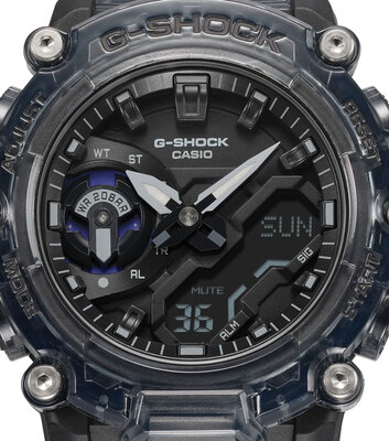 Casio G-Shock Original GA-2200SKL-8AER Carbon Core Guard Skeleton Sound Wave Series