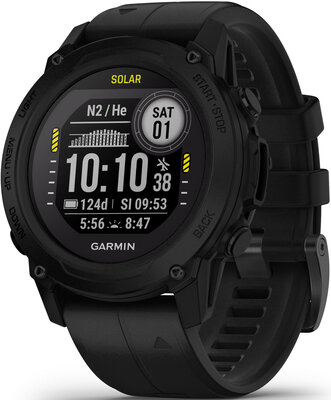 Garmin Descent G1 Solar, черен (+ резервна допълнителна дълга каишка)
