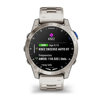 Garmin D2 Mach 1, Vented Titanium Bracelet (+ резервна каишка)