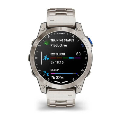 Garmin D2 Mach 1, Vented Titanium Bracelet (+ резервна каишка)