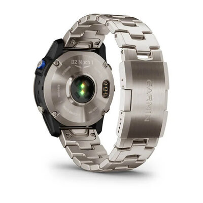 Garmin D2 Mach 1, Vented Titanium Bracelet (+ резервна каишка)
