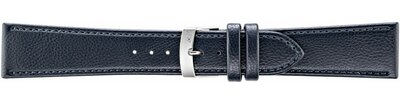 Кожена каишка Morellato Lauro 5336D05.061 M, синя, рециклиран материал
