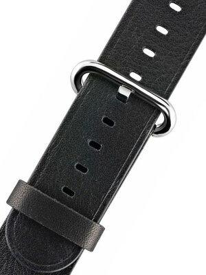 Черна кожена каишка Morellato M 4739A37.019