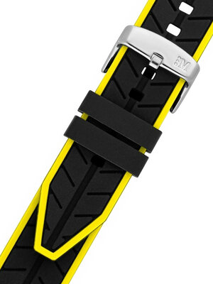 Черна и жълта силиконова каишка Morellato Sesia M 4985187.897