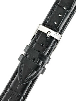 Черна кожена каишка Morellato Bolle M 2269480.019