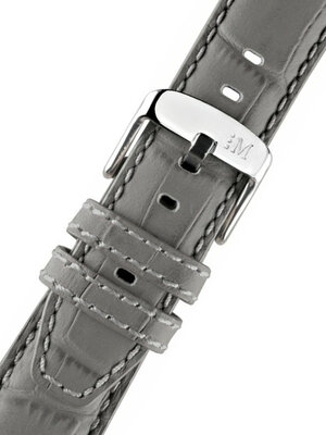Сива каишка Morellato Soccer M 4497B44.092 (екокожа, пластмаса/гума)