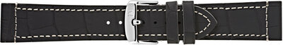 кожена каишка Morellato Tricikng M 4910B44.892, черна, еко кожа