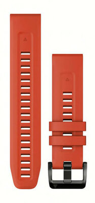 Силиконова каишка Garmin 22mm (за Garmin Fenix 8/7/6 (47mm), Epix 2 и др.), червена V3, QuickFit, 010-13111-04