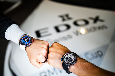 Edox Chronorally Chronograph 38001-tinnbu-bn BMW Limited Edition 2000pcs (+ резервна каишка)