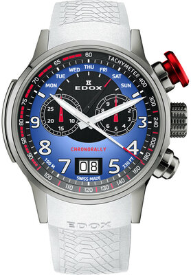 Edox Chronorally Quartz Chronograph 38001 TINR BUDN BMW Limited Edition 2000pcs (+ резервна каишка)