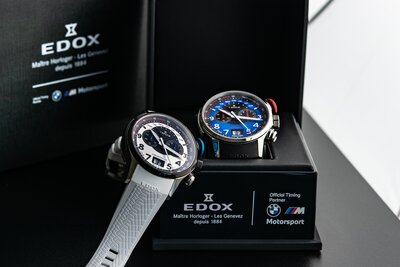 Edox Chronorally Quartz Chronograph 38001 TINR BUDN BMW Limited Edition 2000pcs (+ резервна каишка)