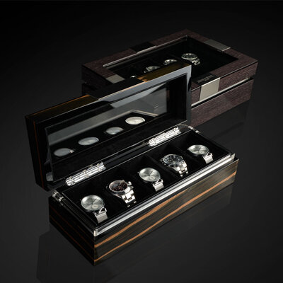 Кутия за часовници Heisse & Söhne Executive Macassar 5 70019-119