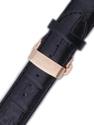 Кожена каишка Orient UDCVWRB 24mm (за модел ETAC), черна