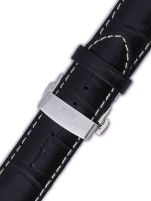 Кожена каишка Orient UDCVWSB 24mm (за модел FETAC), черна