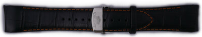 Кожена каишка Orient UDCYPSB 23mm (за модел CFT00), черна