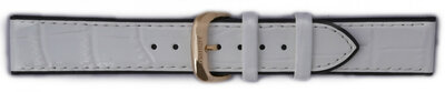 Кожена каишка Orient UDDKUGW 19mm (за модел CDB01), бяла