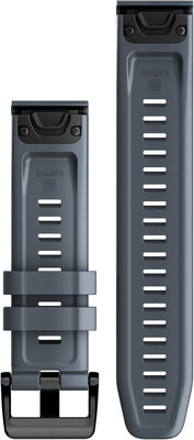 Силиконова каишка Garmin 22mm (за Garmin Fenix 8/7/6 (47mm), Epix 2 и др.), синя V2, QuickFit, 010-13111-05