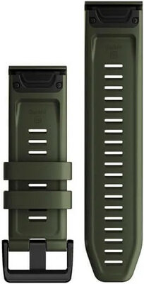 Силиконова каишка Garmin 26mm (за Garmin Fenix 8/7X/6X (51mm), Tactix и др.), зелена V1, QuickFit, 010-13117-03