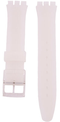 Унисекс полупрозрачна силиконова каишка за Swatch 17mm