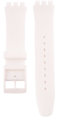 Силиконова каишка Ricardo Barletta (за Swatch), бяла