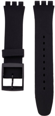 Силиконова каишка Ricardo Barletta (за Swatch), черен